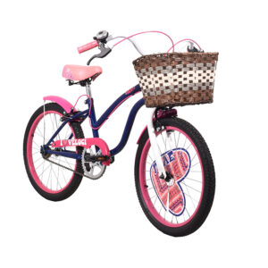 Bicicleta Veloci Heart Beat City Rodada 20 Azul Infantil