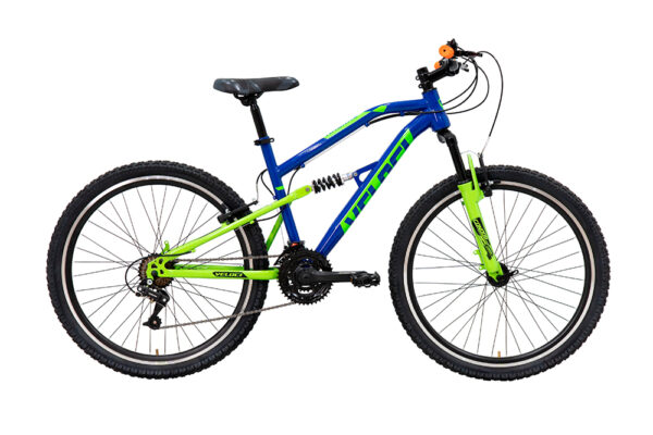 Bicicleta Veloci Naukas Rodada 26 Azul De Montaña