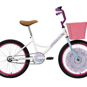 Bicicleta Raider Beautiful Rodada 20 Blanco Infantil