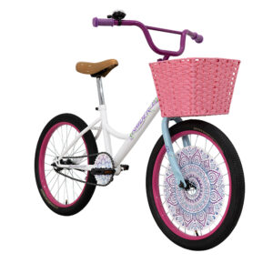 Bicicleta Raider Beautiful Rodada 20 Blanco Infantil