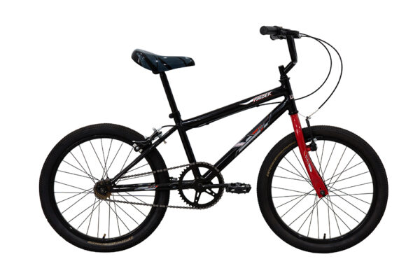 Bicicleta Raider Lithium BMX Rodada 20 Negro