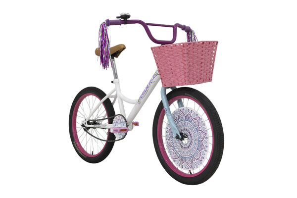 Bicicleta Raider Beautiful BMX Rodada 20 Blanco