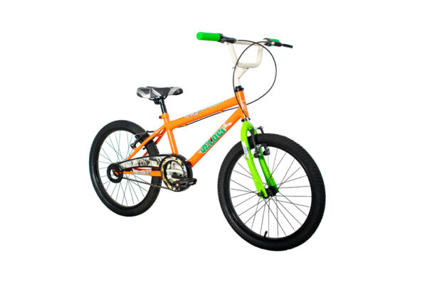 Bicicleta Veloci Lithium BMX Rodada 20 Naranja Infantil