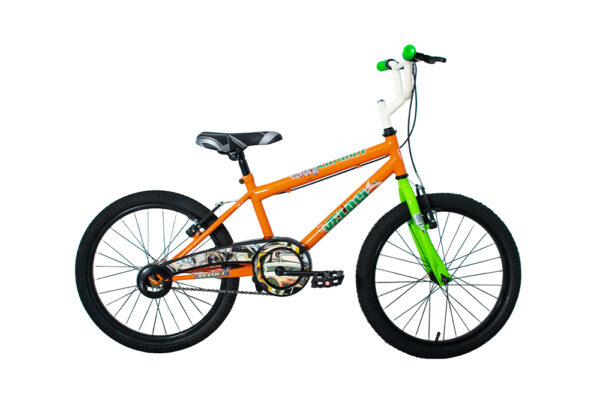 Bicicleta Veloci Lithium BMX Rodada 20 Naranja Infantil
