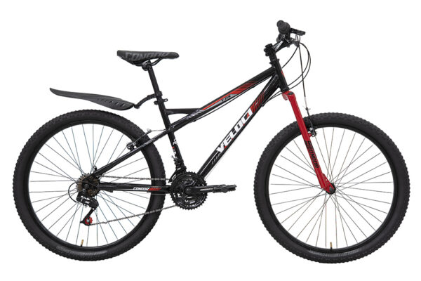 Bicicleta Veloci TRX M/Rig Rodada 26 Negro De Montaña