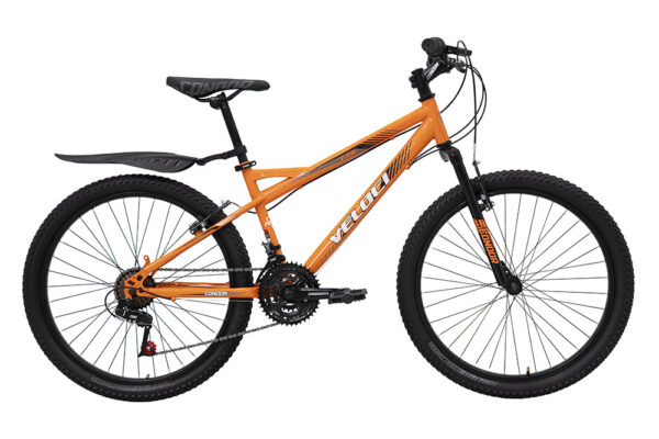 Bicicleta Veloci TRX M/Rig Rodada 24 Naranja De Montaña