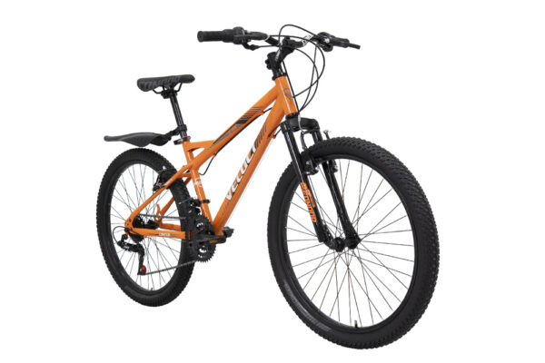 Bicicleta Veloci TRX M/Rig Rodada 24 Naranja De Montaña