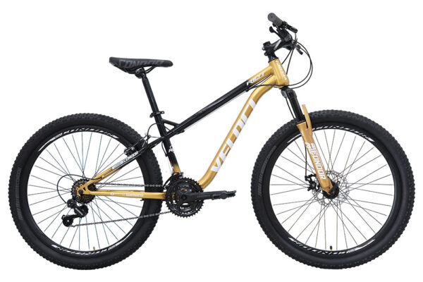Bicicleta Veloci Riot Rodada 26 Oro De Montaña