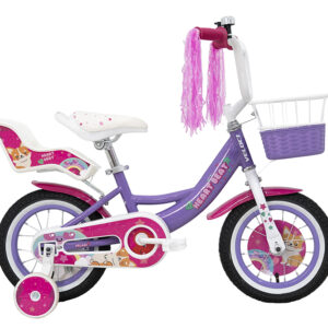Bicicleta Veloci Heart Beat Infantil R12 Morado