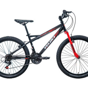 Bicicleta Veloci TRX M/Rig Rodada 24 Negro De Montaña