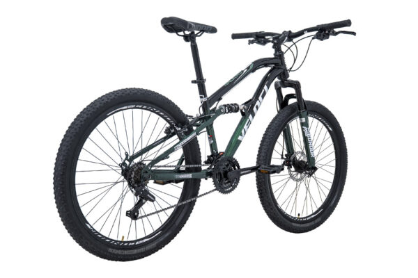 Bicicleta Veloci Naukas Pro FD Rodada 26 Verde De Montaña