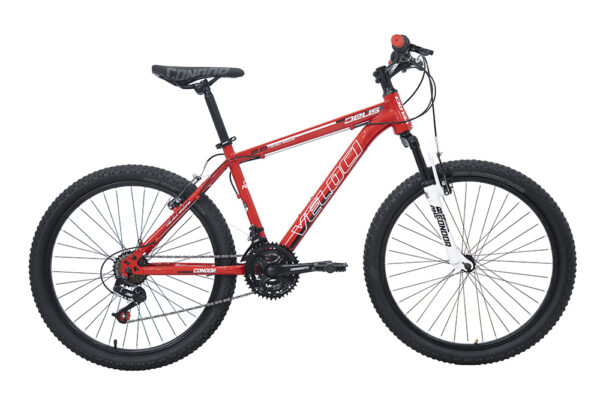 Bicicleta Veloci Deus 2.0 Rodada 24 Rojo De Montaña